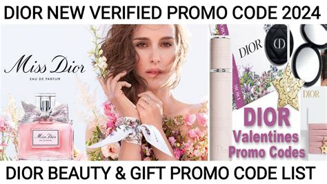 dior gift code|Dior promo code september 2024.